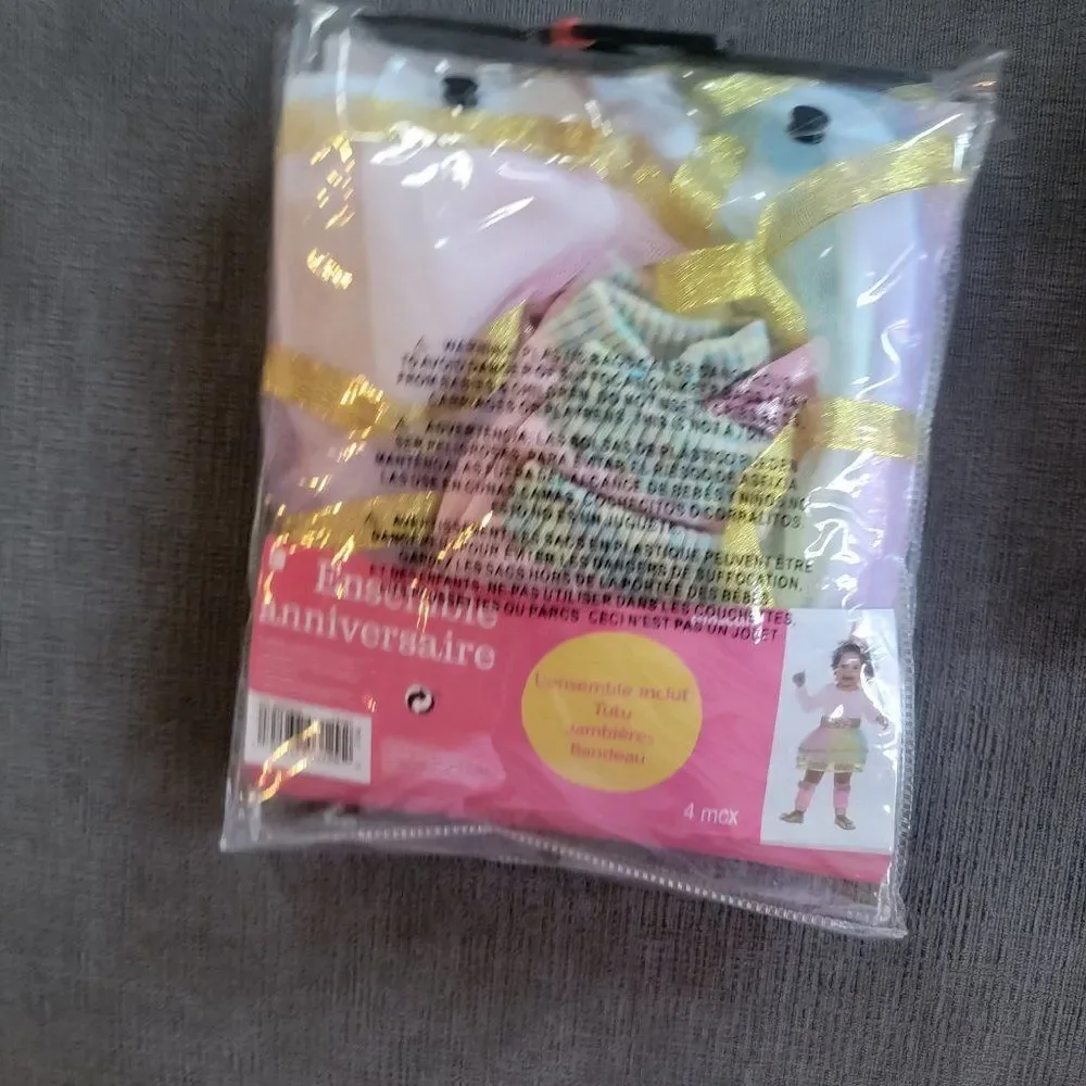 My 1st Birthday Kit Include Tutu Leg Warmers crown Headband 4 Piece set